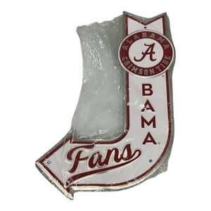 Alabama Crimson Tide Sign One Size Red College Football Bama Fans Wall Arrow